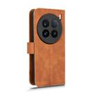 For vivo X100 Ultra Skin Feel Magnetic Flip Leather Phone Case(Brown) - 3