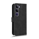 For vivo V40 Lite 5G Skin Feel Magnetic Flip Leather Phone Case(Black) - 3