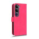 For vivo V40 Lite 5G Skin Feel Magnetic Flip Leather Phone Case(Rose Red) - 3