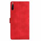 For Sony Xperia L4 Cherry Blossom Butterfly Skin Feel Embossed PU Phone Case(Red) - 3