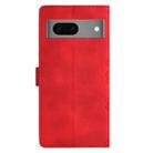 For Google Pixel 7 5G Cherry Blossom Butterfly Skin Feel Embossed PU Phone Case(Red) - 3