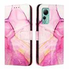 For Ulefone Note 14 PT003 Marble Pattern Flip Leather Phone Case(Pink Purple Gold) - 2