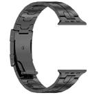 For Apple Watch SE 2023 44mm Turtle Buckle Titanium Alloy Watch Band(Black) - 3