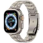 For Apple Watch Ultra 49mm Turtle Buckle Titanium Alloy Watch Band(Titanium) - 1