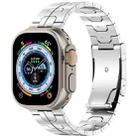 For Apple Watch Ultra 49mm Turtle Buckle Titanium Alloy Watch Band(Silver) - 1