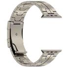 For Apple Watch SE 2022 44mm Turtle Buckle Titanium Alloy Watch Band(Titanium) - 3