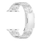 For Apple Watch Series 5 44mm Turtle Buckle Titanium Alloy Watch Band(Silver) - 2