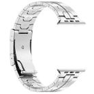 For Apple Watch Series 3 42mm Turtle Buckle Titanium Alloy Watch Band(Silver) - 3
