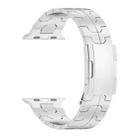 For Apple Watch SE 2022 40mm Turtle Buckle Titanium Alloy Watch Band(Silver) - 2