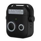 For AirPods 2 / 1 Radio Style Wireless Bluetooth Earphones Shockproof Protective Case(Black) - 1