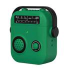 For AirPods 2 / 1 Radio Style Wireless Bluetooth Earphones Shockproof Protective Case(Green) - 1