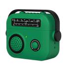 For AirPods 3 Radio Style Wireless Bluetooth Earphones Shockproof Protective Case(Green) - 1