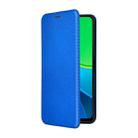 For vivo Y19s 4G Global Carbon Fiber Texture Flip Leather Phone Case(Blue) - 2