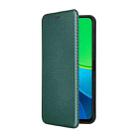 For vivo Y19s 4G Global Carbon Fiber Texture Flip Leather Phone Case(Green) - 2