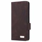 For vivo V30e Magnetic Clasp Leather Phone Case(Brown) - 2