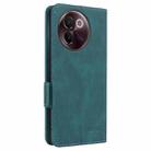 For vivo V30e Magnetic Clasp Leather Phone Case(Green) - 3