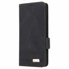 For vivo V30e Magnetic Clasp Leather Phone Case(Black) - 2