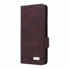 For vivo V40 Lite 5G / Y300 5G IDN Magnetic Clasp Leather Phone Case(Brown) - 2