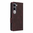 For vivo V40 Lite 5G / Y300 5G IDN Magnetic Clasp Leather Phone Case(Brown) - 3