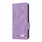 For vivo V40 Lite 5G / Y300 5G IDN Magnetic Clasp Leather Phone Case(Purple) - 2