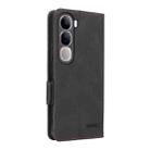 For vivo V40 Lite 5G / Y300 5G IDN Magnetic Clasp Leather Phone Case(Black) - 3