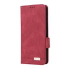 For vivo V40 Lite 5G / Y300 5G IDN Magnetic Clasp Leather Phone Case(Red) - 2