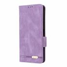 For vivo Y19s Magnetic Clasp Leather Phone Case(Purple) - 2