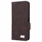 For vivo Y18 / Y03 Magnetic Clasp Leather Phone Case(Brown) - 2