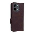 For vivo Y28 4G Magnetic Clasp Leather Phone Case(Brown) - 3