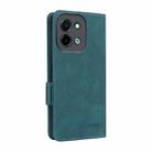 For vivo Y28 4G Magnetic Clasp Leather Phone Case(Green) - 3