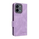 For vivo Y28 4G Magnetic Clasp Leather Phone Case(Purple) - 3
