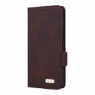 For vivo V50 5G Magnetic Clasp Leather Phone Case(Brown) - 2