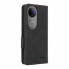 For vivo V50 5G Magnetic Clasp Leather Phone Case(Black) - 3