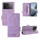 For Redmi K70 / K70 Pro Magnetic Clasp Leather Phone Case(Purple) - 1