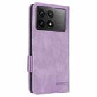 For Redmi K70 / K70 Pro Magnetic Clasp Leather Phone Case(Purple) - 3