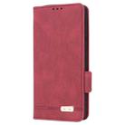 For Redmi K70 / K70 Pro Magnetic Clasp Leather Phone Case(Red) - 2