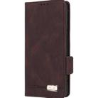 For Xiaomi Redmi Turbo 3 Magnetic Clasp Leather Phone Case(Brown) - 2