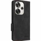 For Redmi Turbo 3 Magnetic Clasp Leather Phone Case(Black) - 3