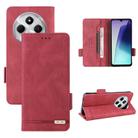 For Redmi 14C Magnetic Clasp Leather Phone Case(Red) - 1