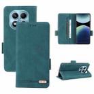 For Redmi Note 14 Pro 4G Magnetic Clasp Leather Phone Case(Green) - 1