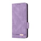 For Redmi Note 14 Pro 4G Magnetic Clasp Leather Phone Case(Purple) - 2