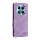 For Redmi Note 14 Pro 4G Magnetic Clasp Leather Phone Case(Purple) - 3