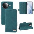 For Redmi K80 / K80 Pro Magnetic Clasp Leather Phone Case(Green) - 1