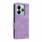 For Xiaomi Poco M7 Pro 5G / Redmi Note 14 5G Magnetic Clasp Leather Phone Case(Purple) - 3
