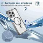 For iPhone 12 Transparent MagSafe Magnetic Phone Case(Black) - 3