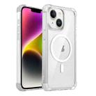 For iPhone 14 Plus Transparent MagSafe Magnetic Phone Case(Transparent) - 1