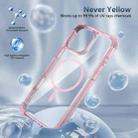 For iPhone 16 Pro Transparent MagSafe Magnetic Phone Case(Pink) - 2