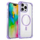 For iPhone 16 Pro Transparent MagSafe Magnetic Phone Case(Purple) - 1