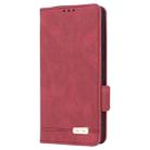 For Xiaomi Poco F6 Pro Magnetic Clasp Leather Phone Case(Red) - 2