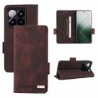 For Xiaomi 14T Pro Magnetic Clasp Leather Phone Case(Brown) - 1